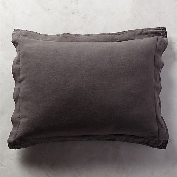 Anthropologie Other - Soft-Washed Linen Charcoal Pillowcases Anthropologie Other - Soft-Washed Linen Charcoal Pillowcases